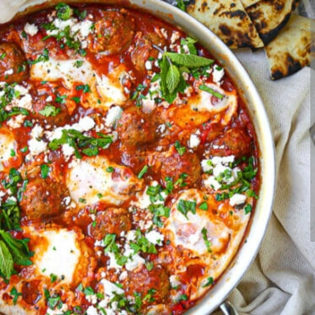 Lamb Meatball Shakshuka.