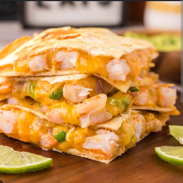 Seafood Quesadilla.
