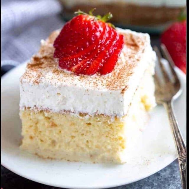 Authentic Tres Leches Cake.