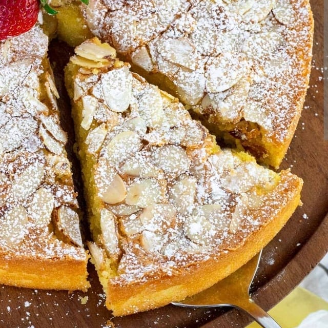 Decadent Sicilian Almond Cake.