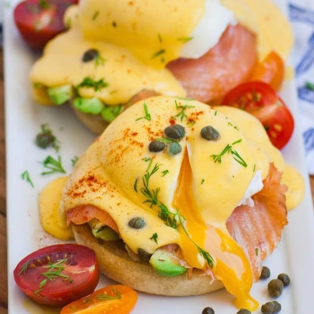 Smoked Salmon Benedict.