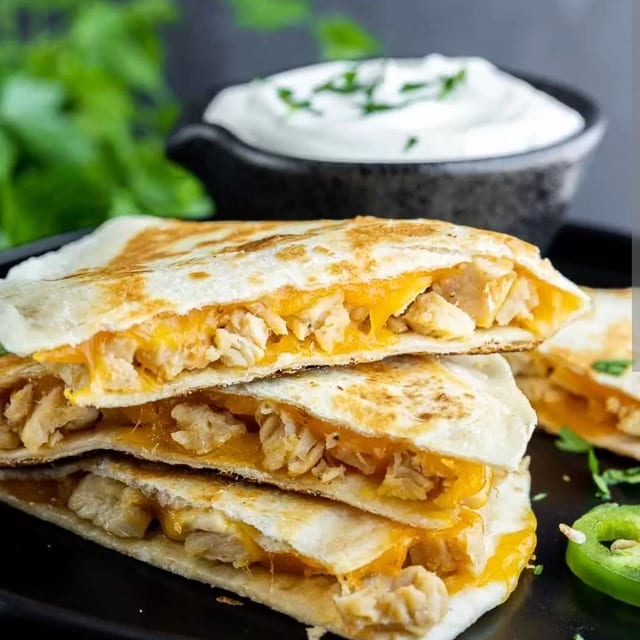 Chicken Quesadilla.